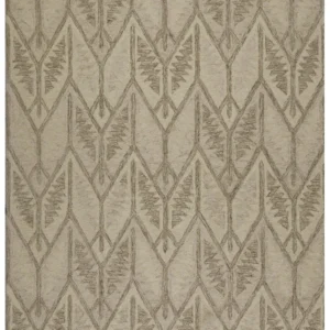 Graphite Glow Lattice Luxe Hand-Tufted Rug