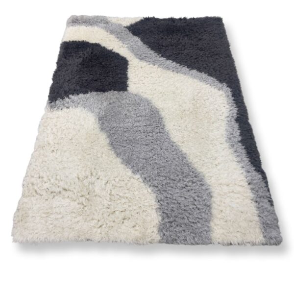 Modern Soft Shaggy Abstract Area Rug